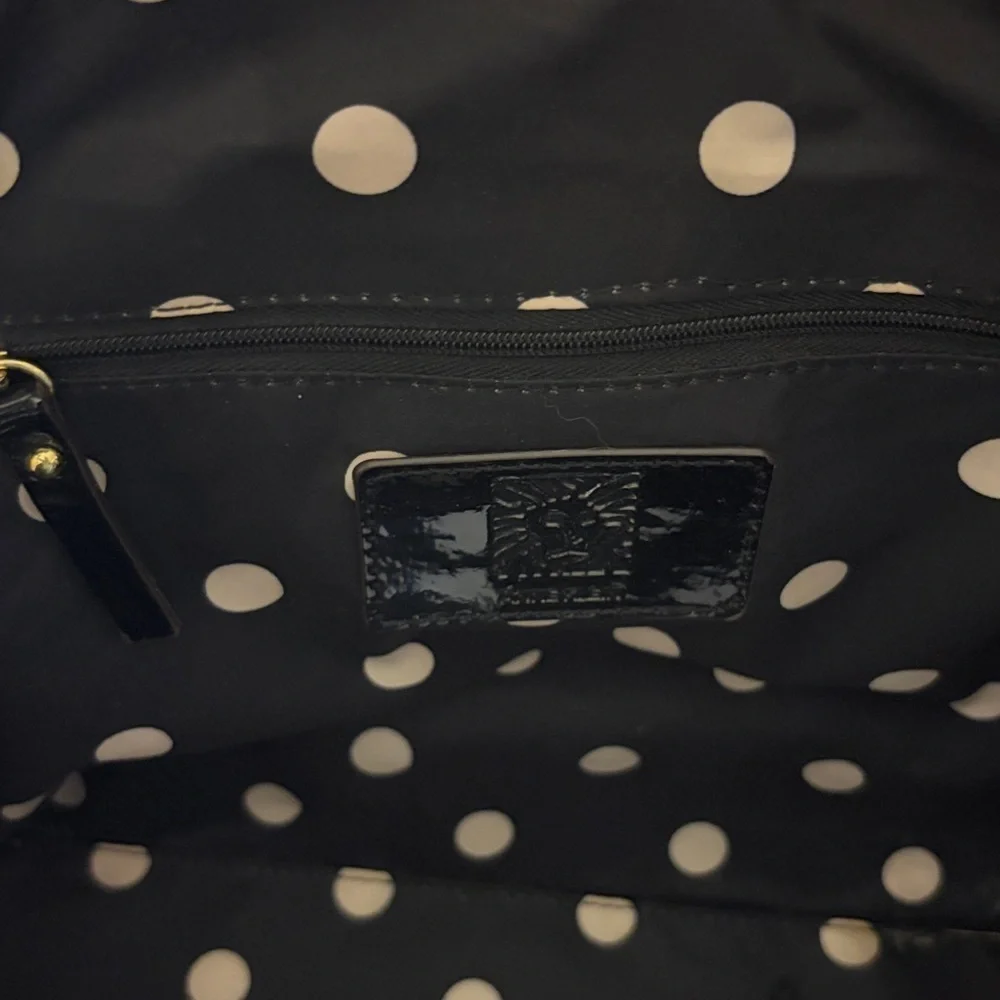 Anne Klein Dome Satchel Faux Leather Handbag | EUC
